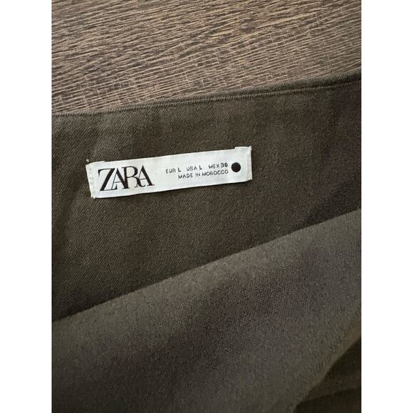Zara New Women Limited Edition Khaki
High Waisted Midi Skirt - Picture 6 of 6